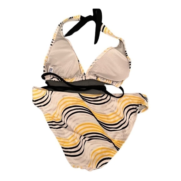 Liquid Blue Y2K 90s Two Piece Bikini - Picture 9 of 15